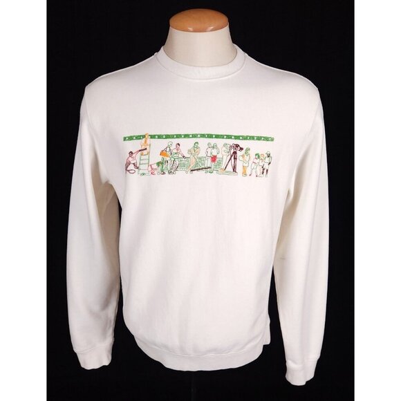 Palmes Scenery Sweatshirt Size S Mens Off-White $175 - Picture 2 of 14